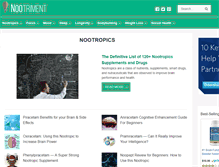 Tablet Screenshot of nootriment.com